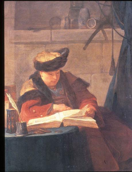 Jean Simeon Chardin Le philosophe lisant